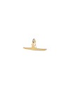 Charm - Kayak - 11 * 27 mm - Bañado Oro y Plata Rodiada