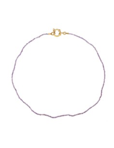 Collar Acero - Mineral 2,5mm - 40 cm - Bañado Oro 2