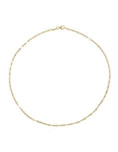 Cadena Quadrifoglio - 42 cm - Bañado Oro y Plata Rodiada 2