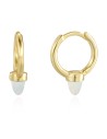 Pendientes Aro - 8mm - Mineral 3*4