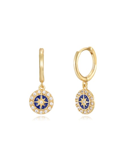 Pendientes Aro - Enamel 8mm - Bañado Oro Pendientes Aro - Enamel 8mm - Bañado Oro