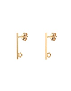 Accesorios Pendientes - Palo 20mm - Bañado Oro y Plata 2