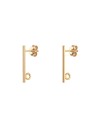 Accesorios Pendientes - Palo 20mm - Bañado Oro y Plata