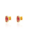 Pendientes Mineral - Oval 8mm