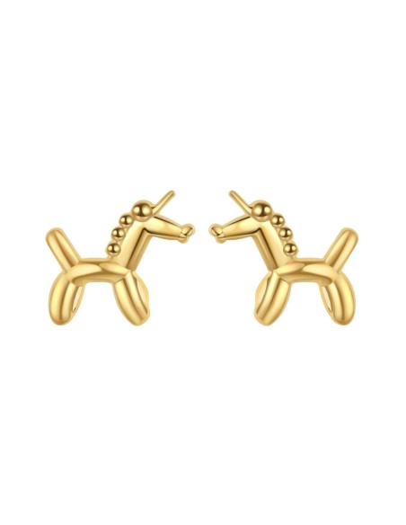 Pendientes Unicornio Globo - 9*7 mm - Bañado Oro y Plata Rodiada Pendientes Unicornio Globo - 9*7 mm - Bañado Oro y Plata Rodiada