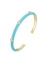 Pulsera Acero Esclava - Enamel - 54mm y 60 mm - Bañado Oro