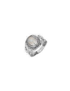 Anillo Mineral 6*8mm Óvalo Plata 2
