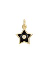 Charm Circonita Estrella - Enamel - 7 mm -  Bañada Oro