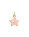 Charm Circonita Estrella - Enamel - 7 mm -  Bañada Oro