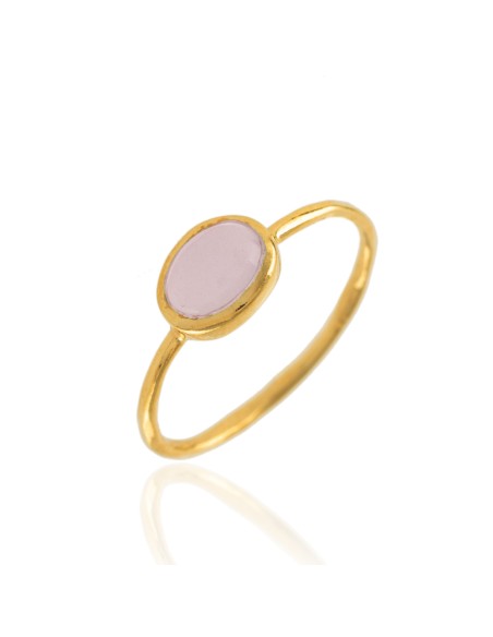 Anillo Mineral - 7*6 mm T12 - Bañada Oro