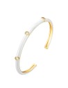 Pulsera Acero Esclava - Enamel - 54mm y 60 mm - Bañado Oro