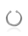 Piercing Septum - 12 mm - Bañado Oro y Plata Rodiada