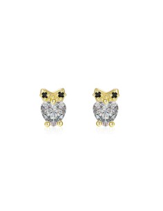 Pendientes Buho Circonita - 6*4 mm 2