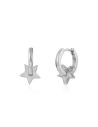 Pendientes Aro Estrella - 7*7mm