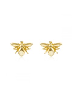 Pendientes Plata - Abeja 10*7mm 2