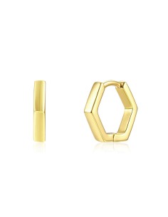 Pendients Aro Hexágono 11 mm 2