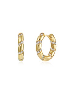 Pendientes Circonitas - Aro 16mm 2