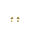 Pendientes Circonita - Estrella 3*5mm