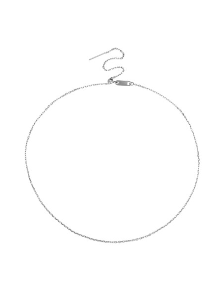 Cadena Acero - Cierre Deslizante 42cm - Color Oro y Acero