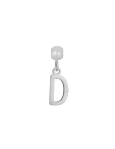 Charm Acero - Deslizable Letra 8mm - Color Oro y Acero 2