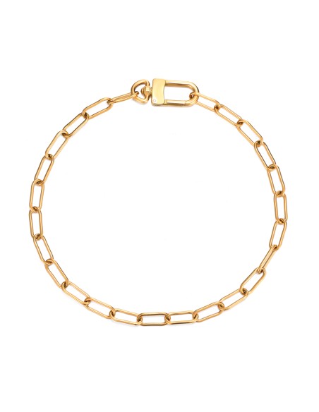 Collar Acero Eslabón - 38 cm