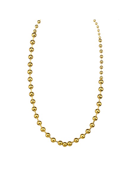 Collar Acero - Bola - 68 cm - Color Oro