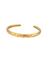 Pulsera Acero Esclava - Circonita - 62mm - Bañado Oro