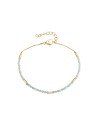 Pulsera Acero Mineral - 17 + 3 cm - Color Oro