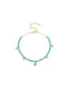 Pulsera Mineral - 2,5mm - 16+4 cm - Bañado Oro