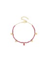 Pulsera Mineral - 2,5mm - 16+4 cm - Bañado Oro