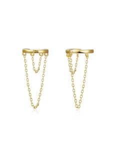 Pendiente Aro con Cadena - 29mm 2