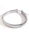 Choker Acero - estirable 36+6 cm - Acero y Oro Color