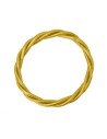 Pulsera Pan de Oro Trenzado - 68mm 72mm y 78mm - Dorado