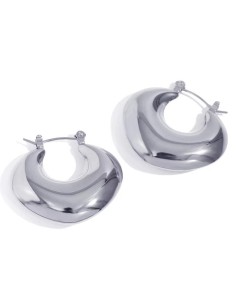 Pendiente Acero Triángulo Huecos - 25 * 30 mm - Color Oro y Color Acero 2