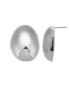 Pendientes Ovalado - 33 mm - Color Oro y Color Acero 2