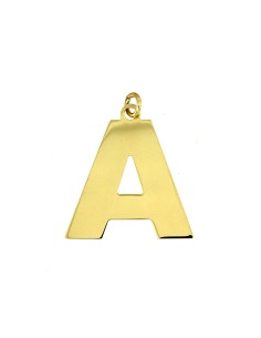 Charm - Letra 20 mm - Color Oro y Acero 2