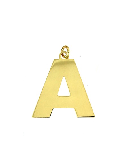 Charm - Letra 20 mm - Color Oro y Acero