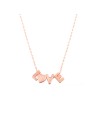 Collar LOVE - 40+3 cm - Oro Rosa