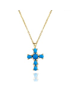 Collar Mineral - Cruz 12*16 - Bañado Oro - Tuquesa 2