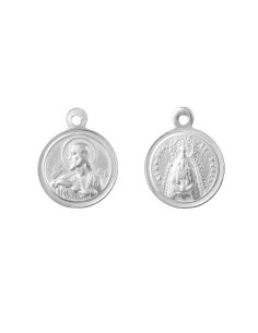 Charm - Escapulario - 12mm - Bañado Oro y Plata 2