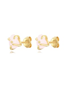 Pendientes Minerales - ~9*7 mm - Bañado Oro 2