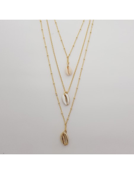 Collar Bronce - Tres Conchas