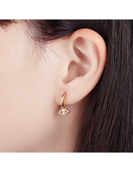 Pendientes Circonita - Ojo