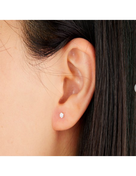 Pendientes Circonita 3mm