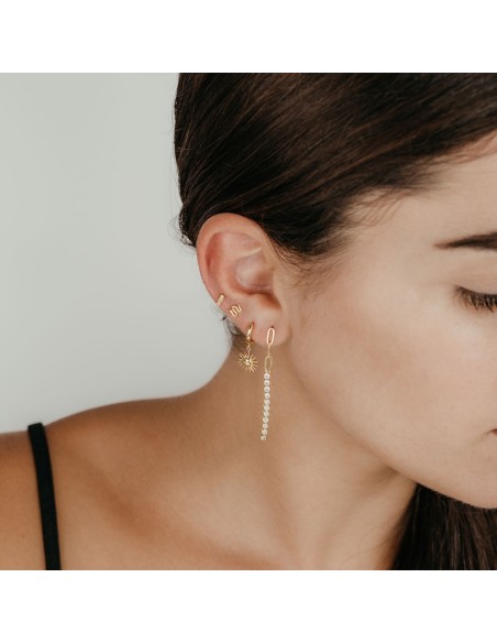 Pendiente Serpiente - 7*4mm