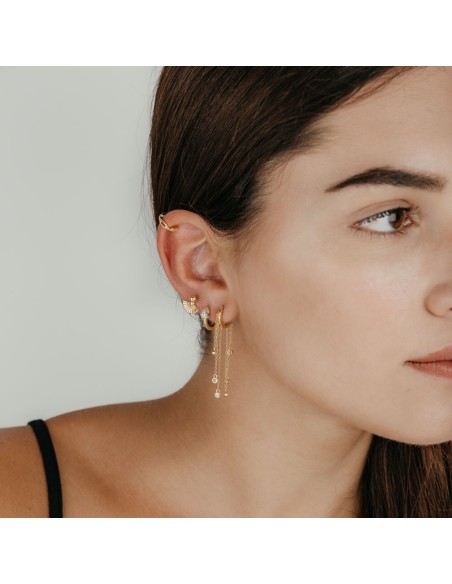 Pendiente Abanico - 7*10mm