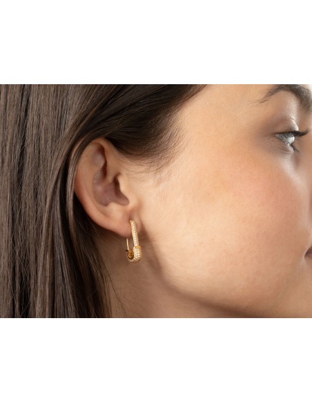 Pendientes Circonita - Imperdible