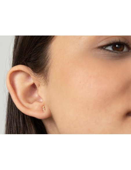 Pendientes Circonita - Barra