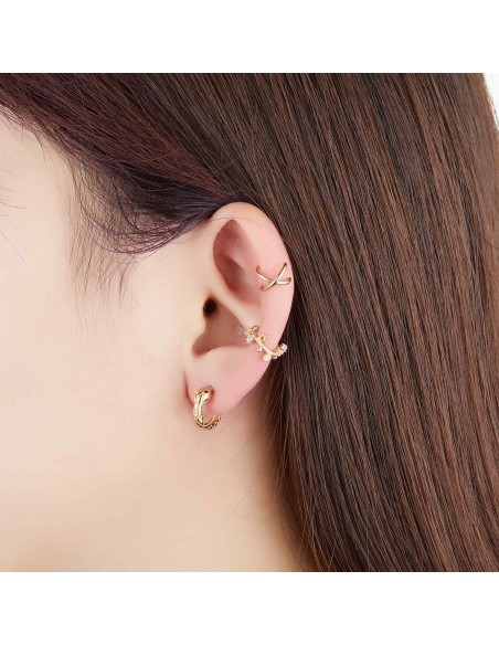 Pendientes Circonita - Serpiente