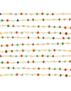 Cadena Rosario - Multi Minerales - 1 metro 2